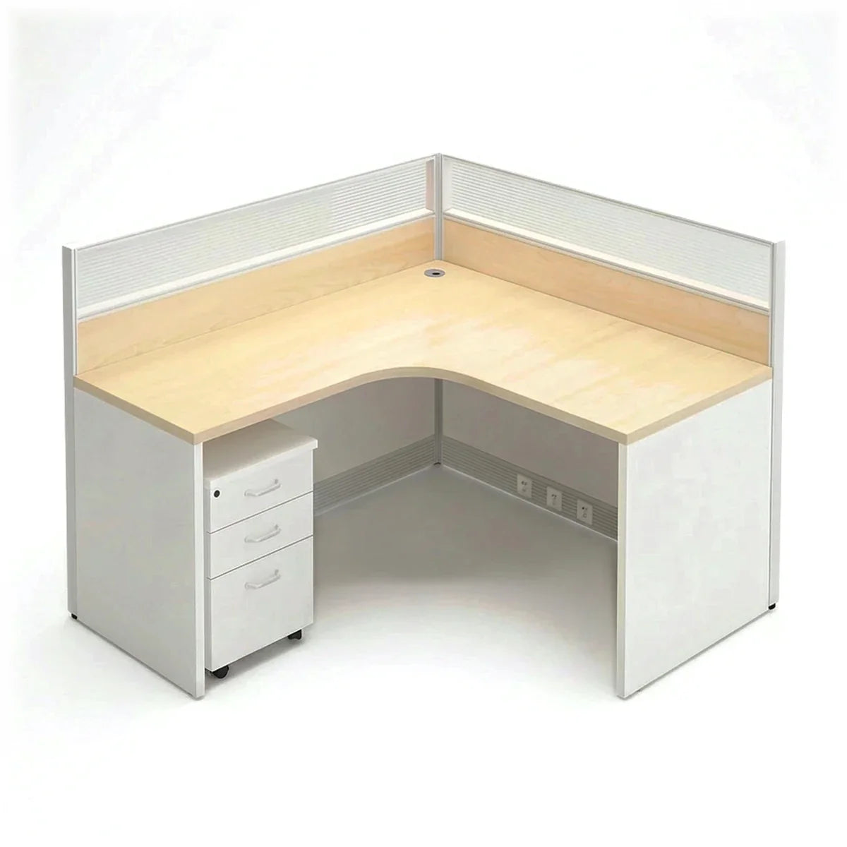 Solven · L-Shaped Cubicle Workstation