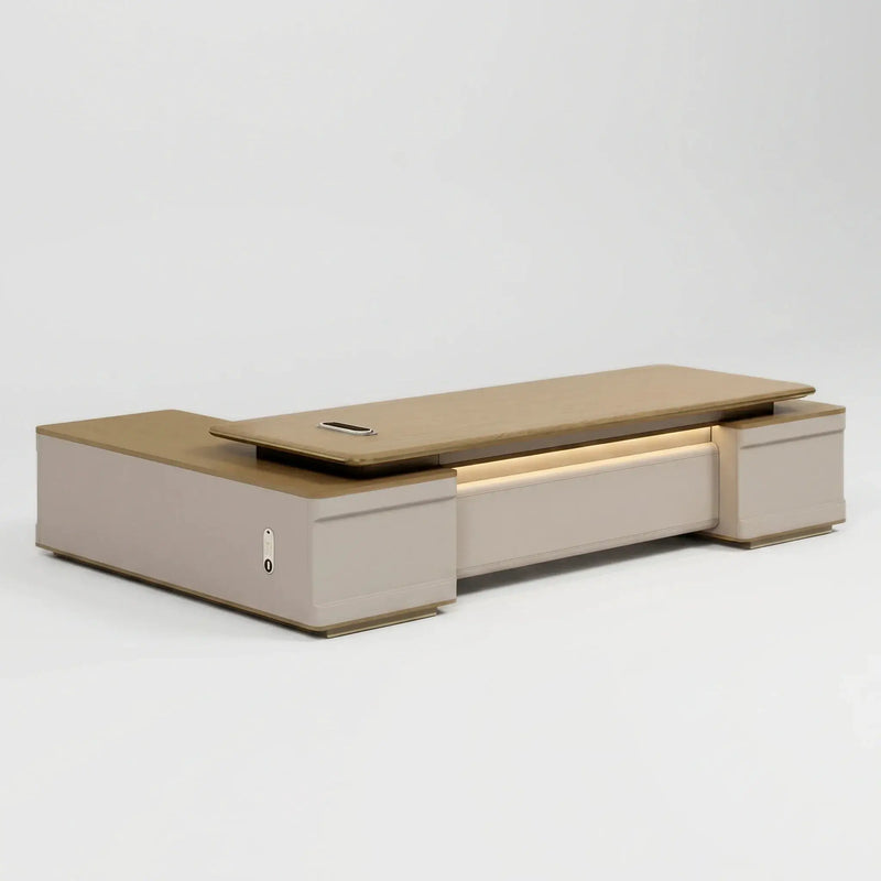 Halsey · Modern L-Shaped Executive Desk by Arc Grove