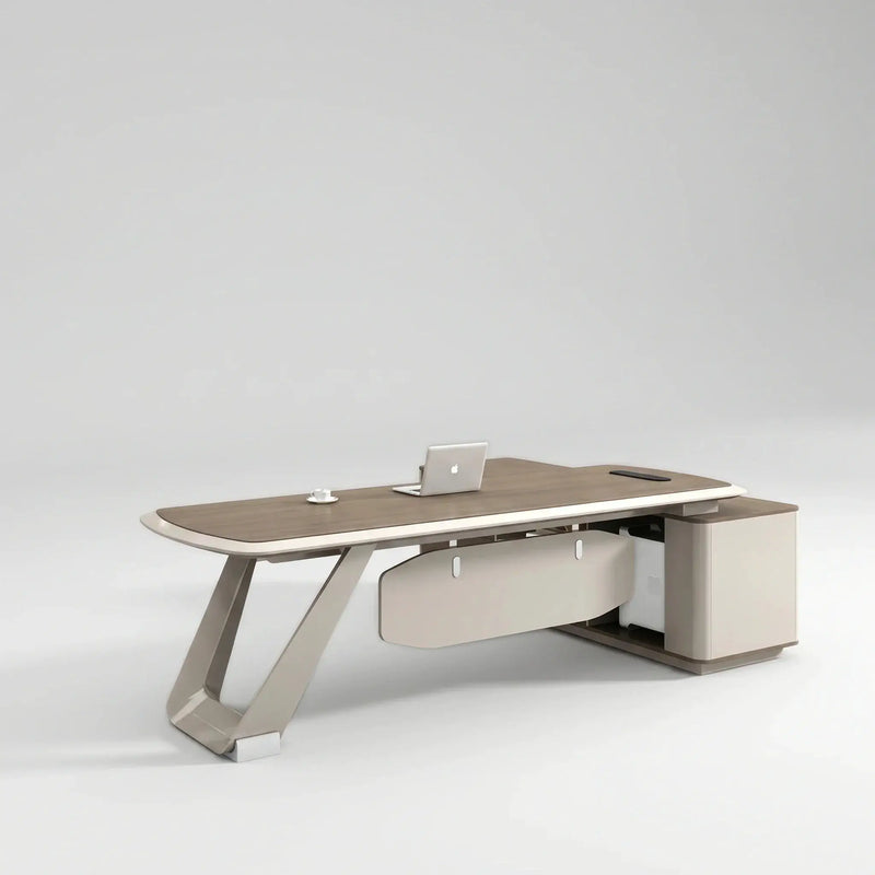 Tiller · Modern Executive L-Shaped Desk by Arc Grove