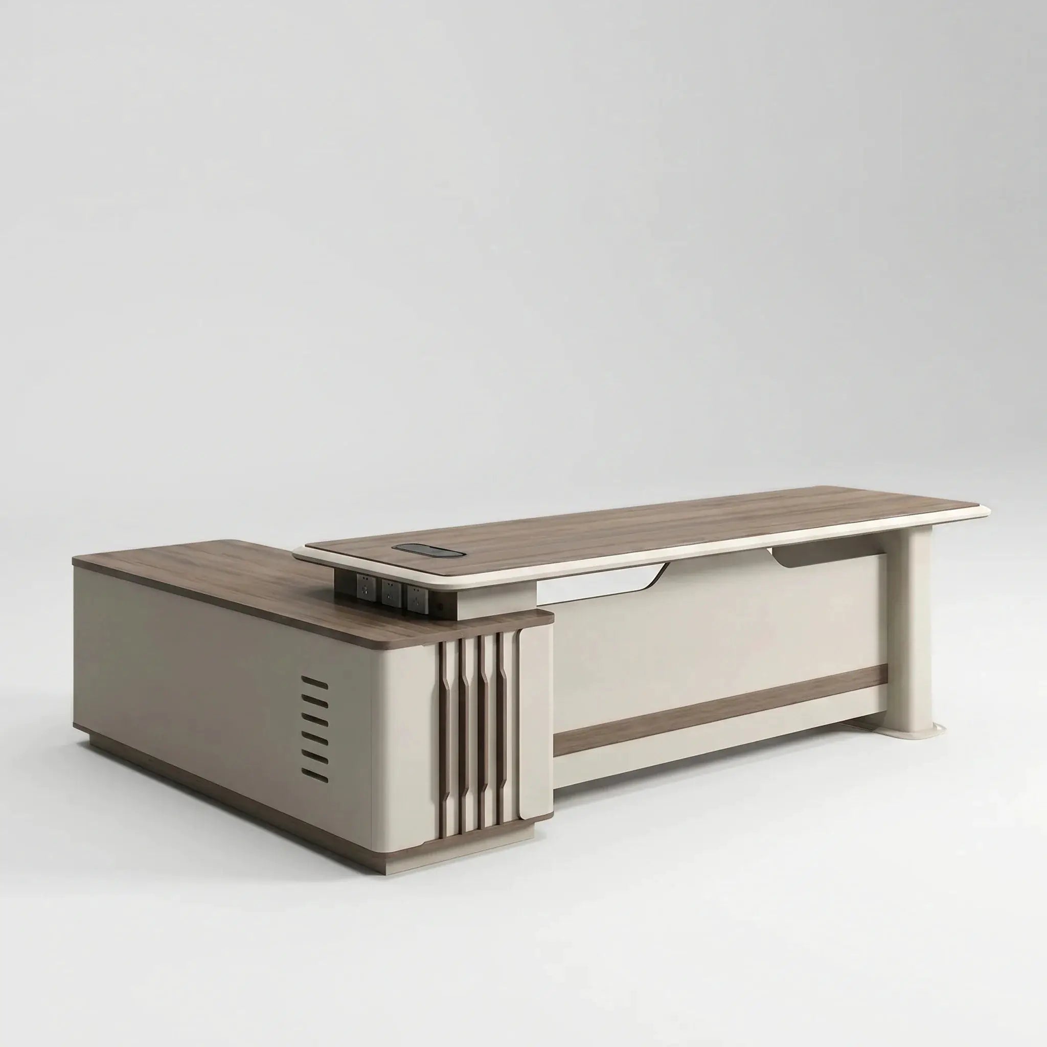 Pembry · Modern L-Shaped Executive Desk by Arc Grove