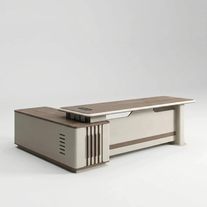 Pembry · Modern L-Shaped Executive Desk by Arc Grove