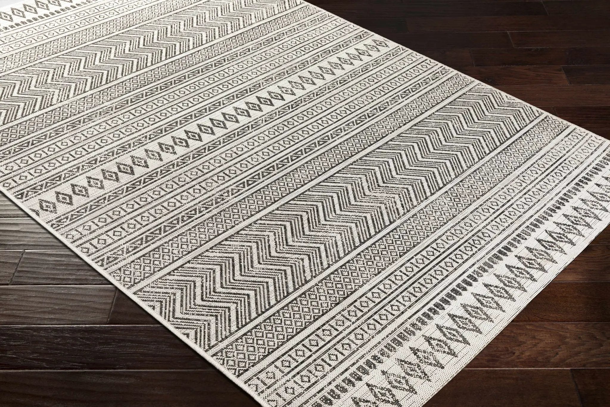 Imboden Black&White Outdoor Rug by Boutique Rugs