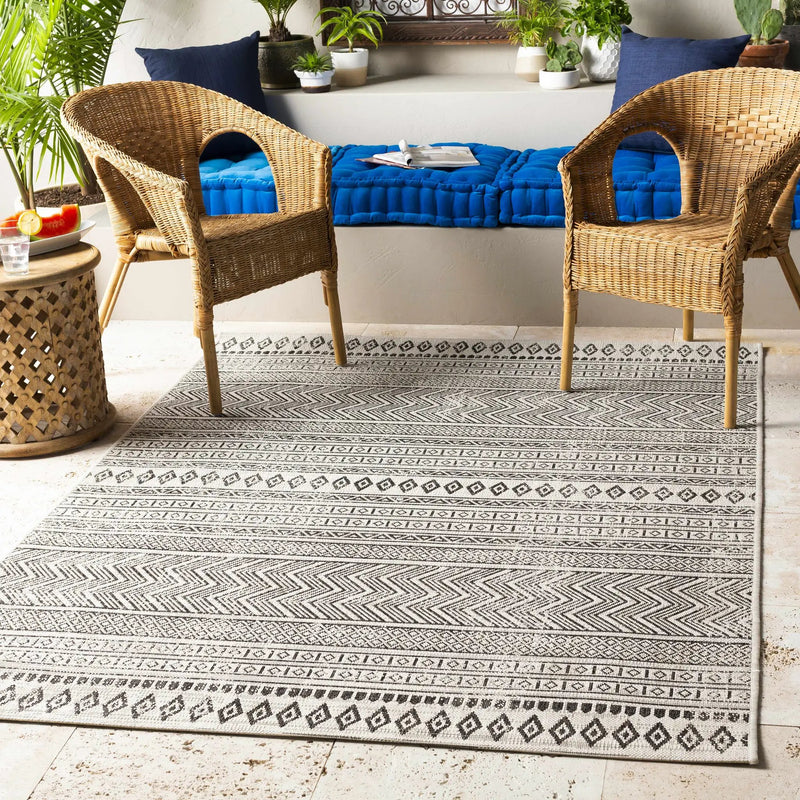 Imboden Black&White Outdoor Rug by Boutique Rugs