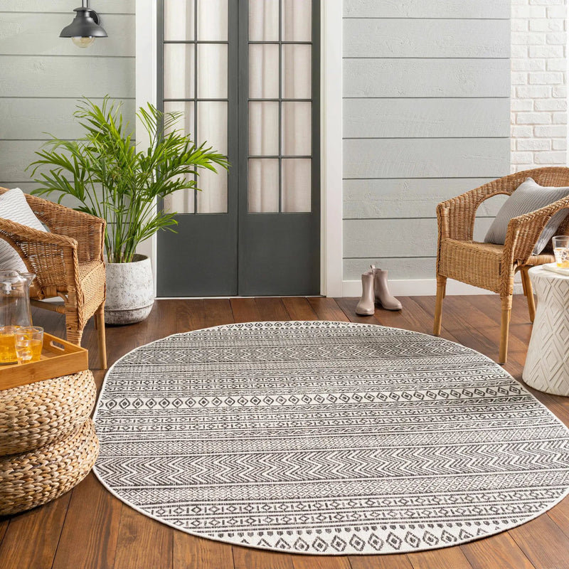 Imboden Black&White Outdoor Rug by Boutique Rugs