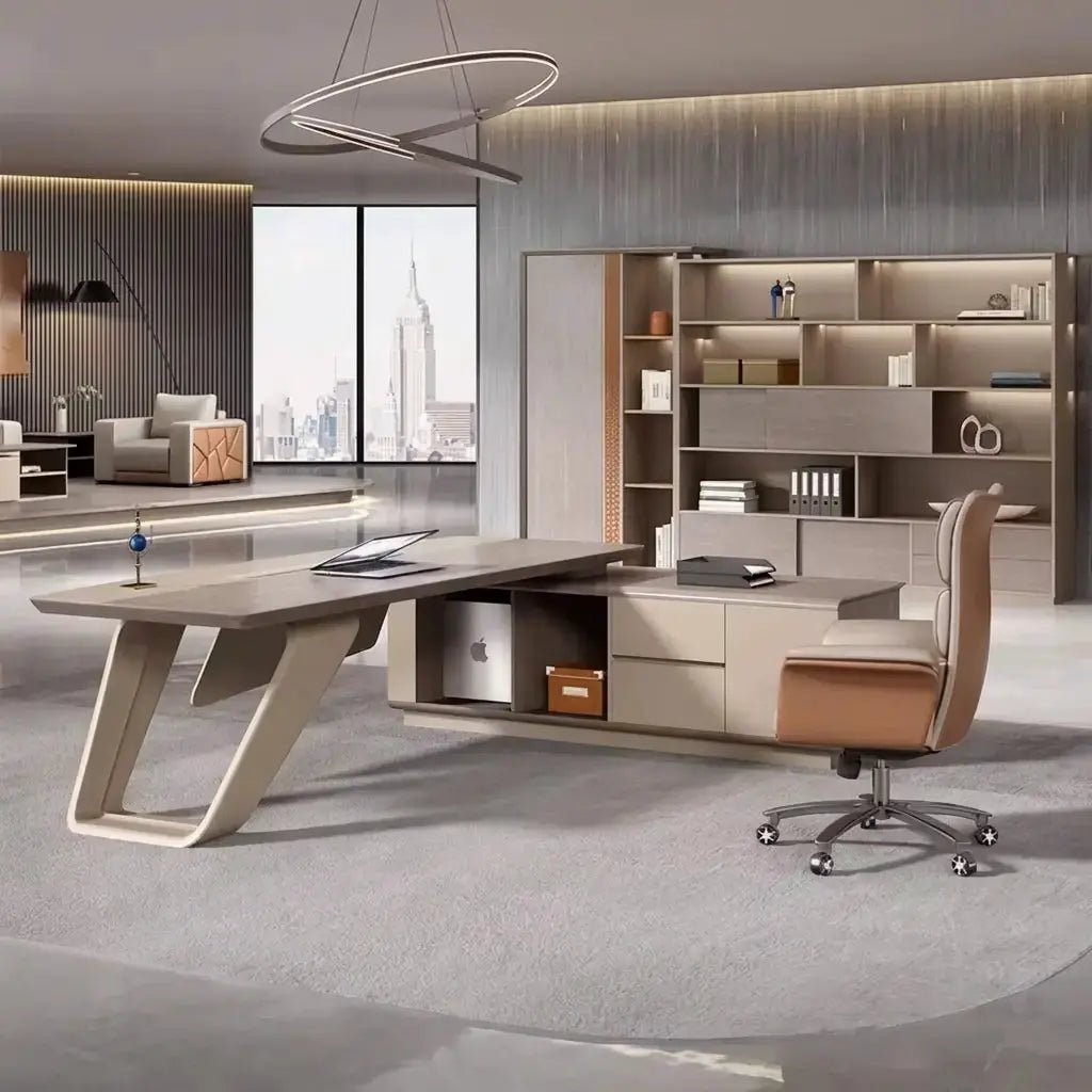 Seguin · Modern L-Shaped Executive Desk by Arc Grove