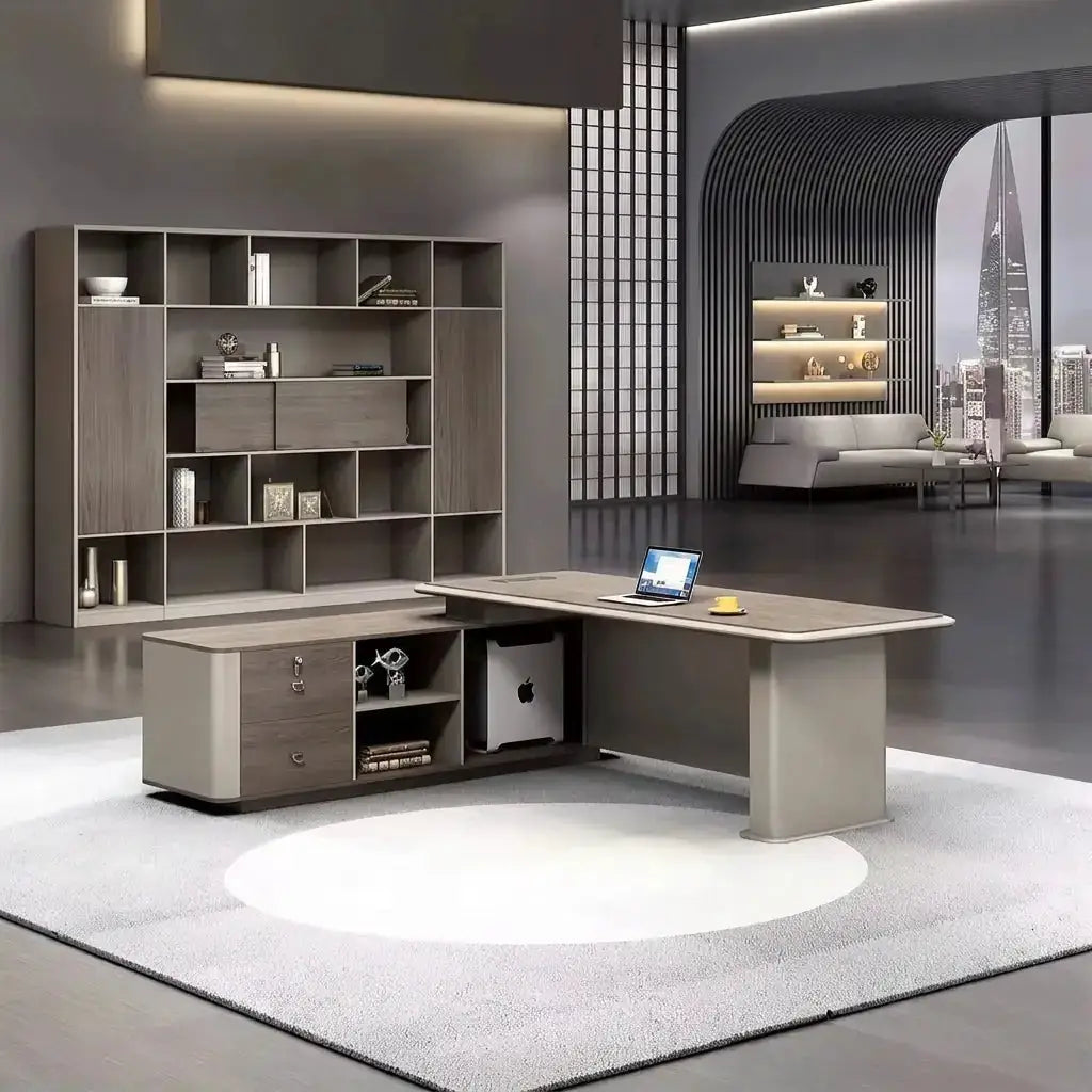 Teller · Modern L-Shaped Executive Desk by Arc Grove