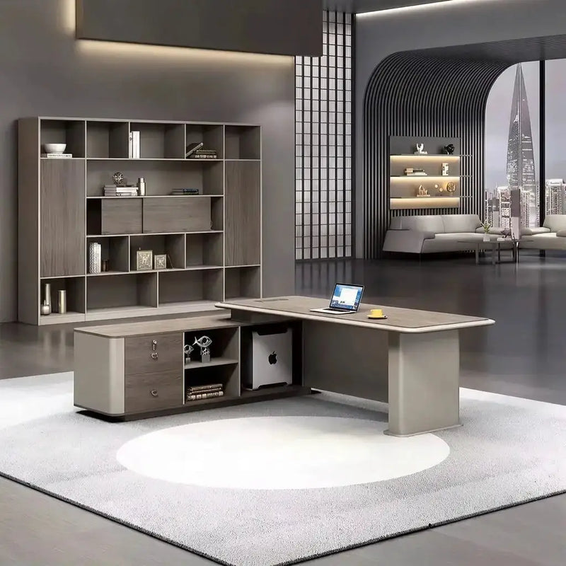 Teller · Modern L-Shaped Executive Desk by Arc Grove
