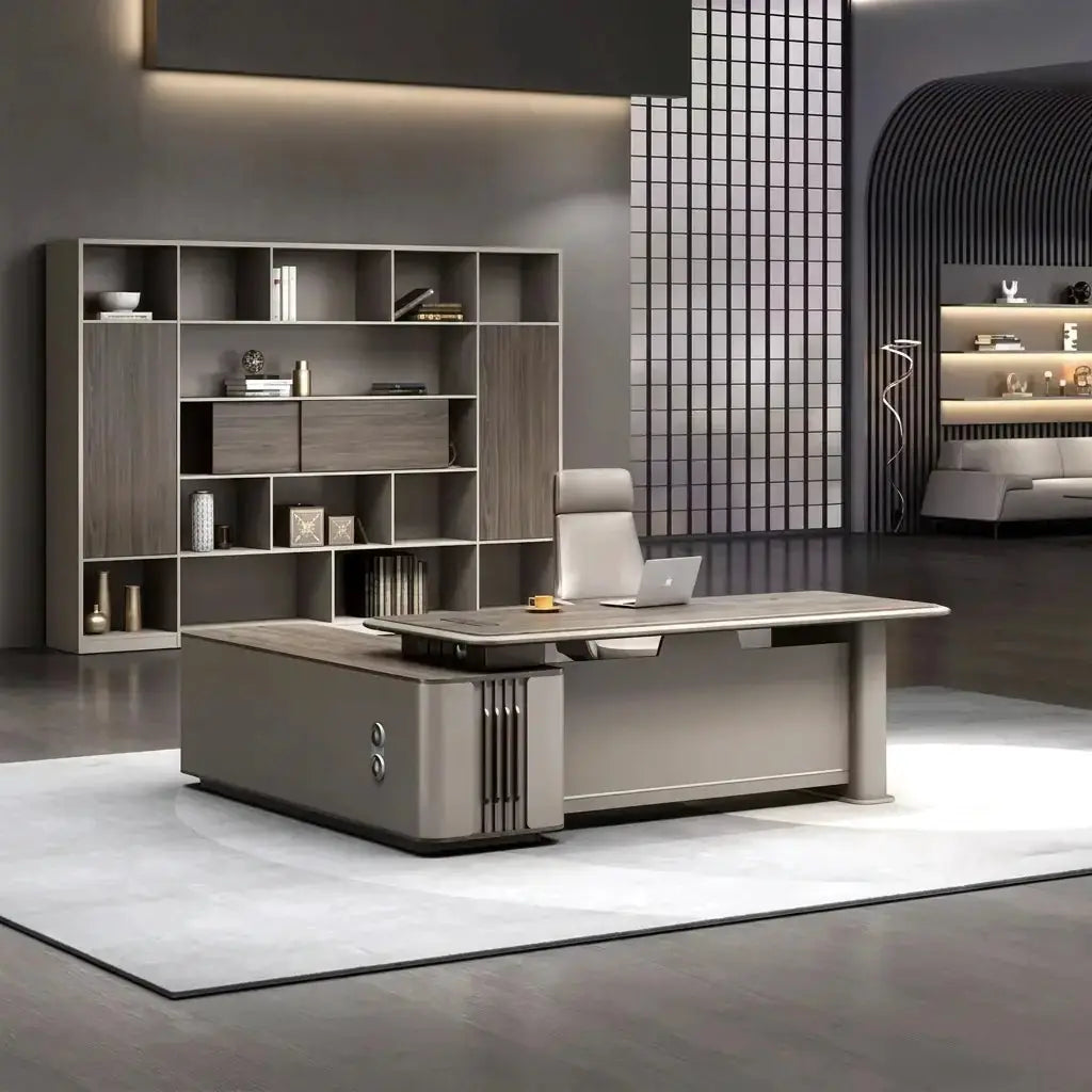 Teller · Modern L-Shaped Executive Desk by Arc Grove