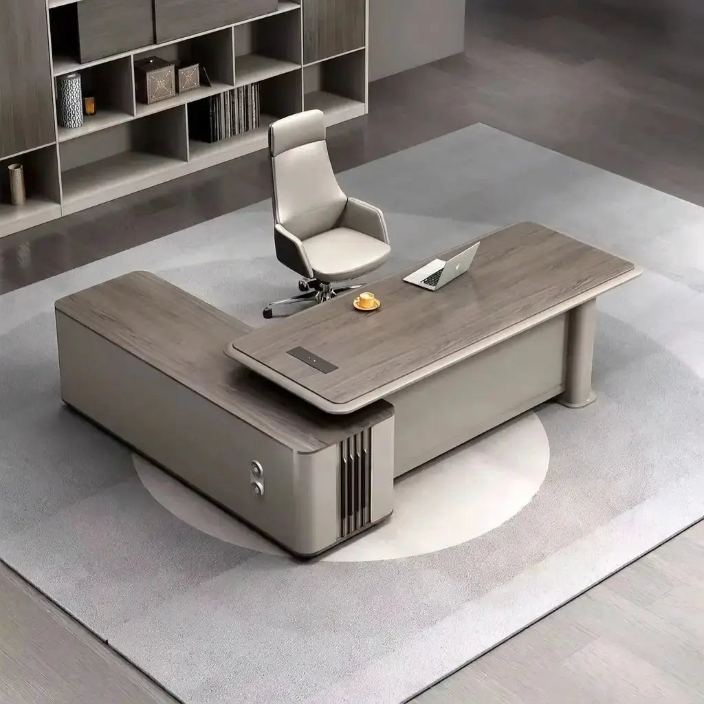 Teller · Modern L-Shaped Executive Desk by Arc Grove