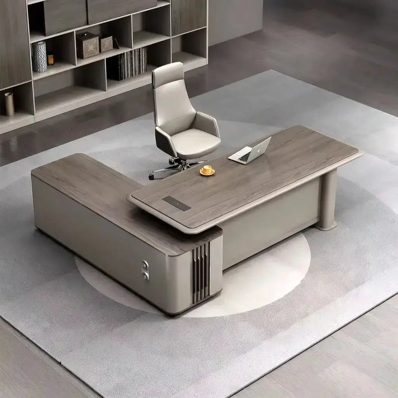 Teller · Modern L-Shaped Executive Desk by Arc Grove