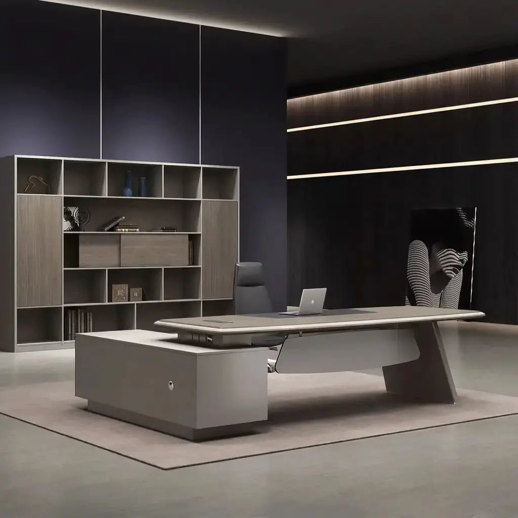 Corely · Modern L-Shaped Executive Desk by Arc Grove
