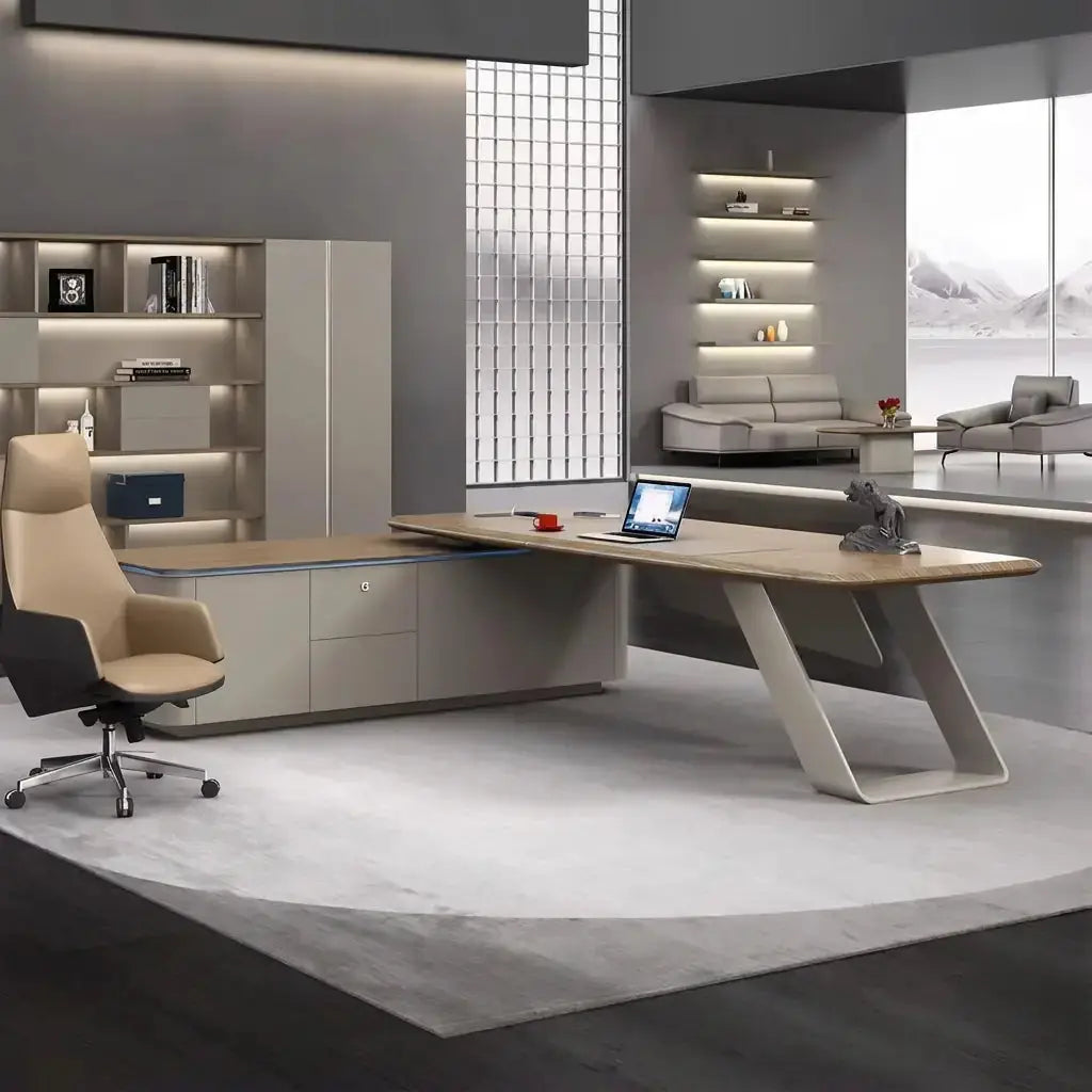 Laurier · Modern L-Shaped Executive Desk by Arc Grove