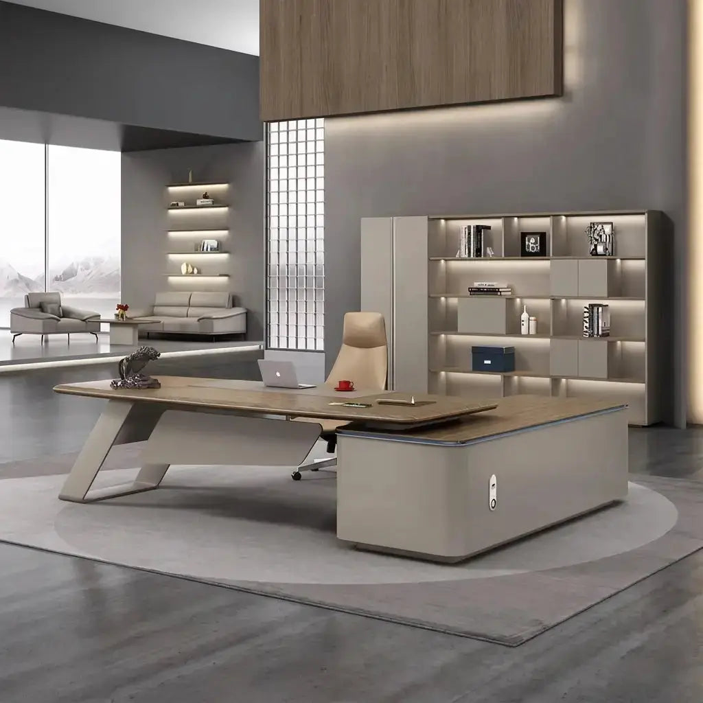 Laurier · Modern L-Shaped Executive Desk by Arc Grove