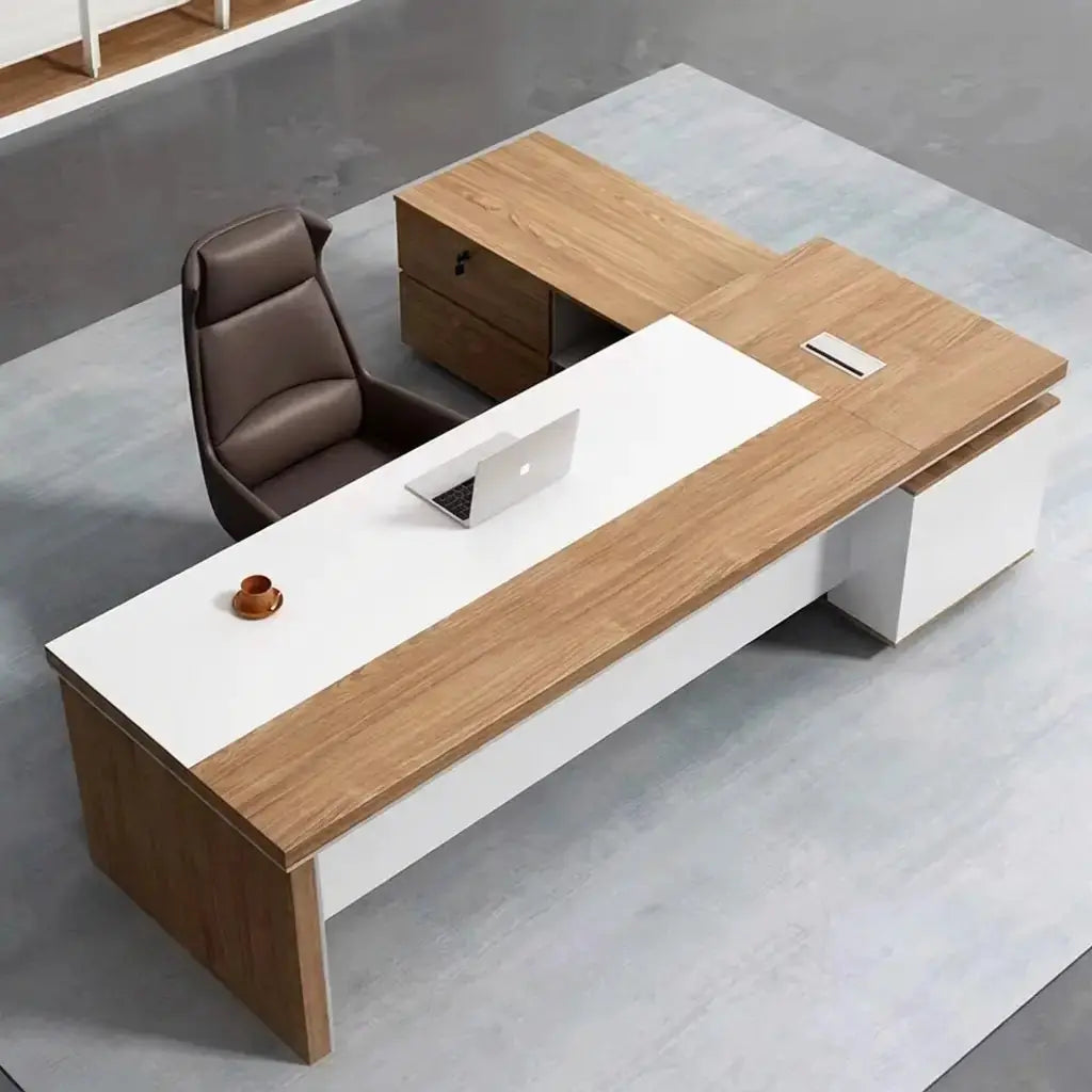 Lynx · Modern L-Shaped Executive Desk by Arc Grove