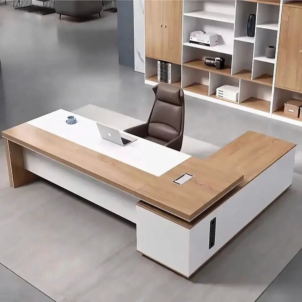 Lynx · Modern L-Shaped Executive Desk by Arc Grove