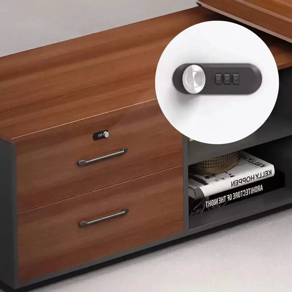 August · Modern Executive L-Shaped Desk by Arc Grove