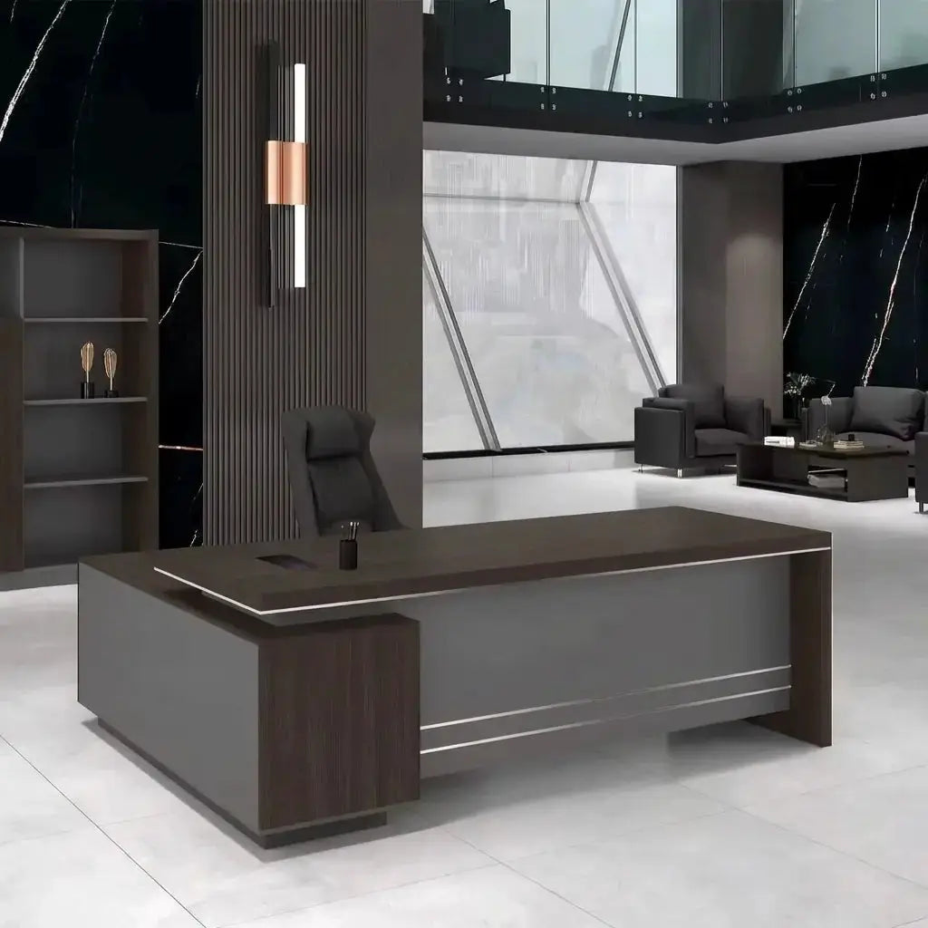Leeds · Modern Executive L-Shaped Desk by Arc Grove