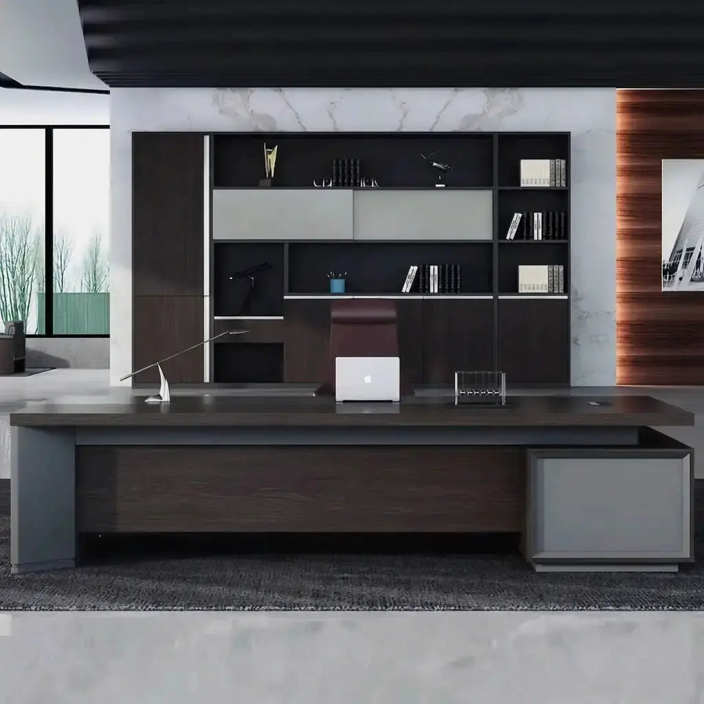 Taplin · Modern L-Shaped Executive Desk by Arc Grove