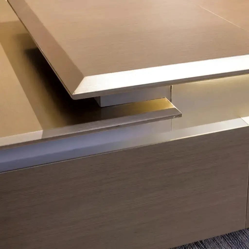 Aspen · Modern L-Shaped Executive Desk by Arc Grove