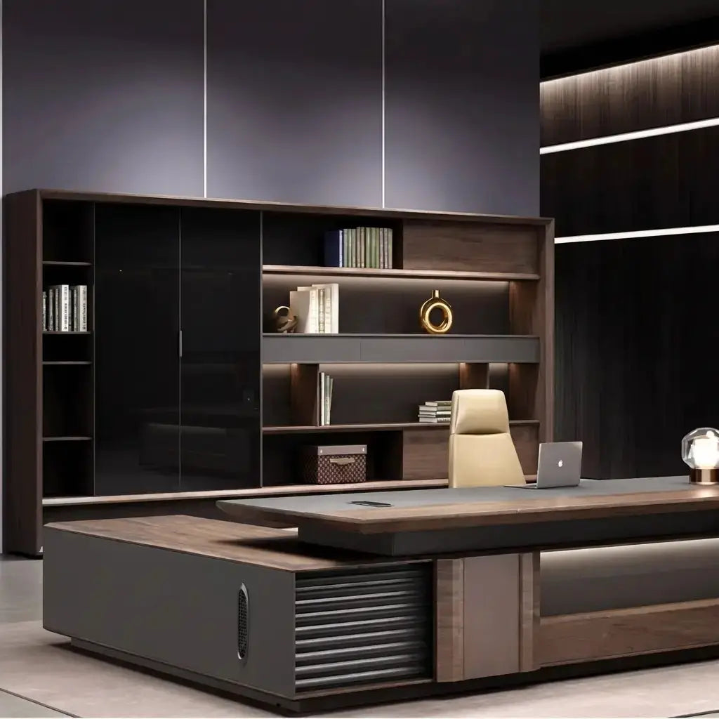 Chesham · Office Library Wall Shelves & Storage by Arc Grove