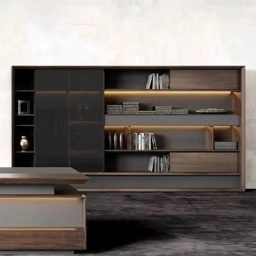 Chesham · Office Library Wall Shelves & Storage by Arc Grove