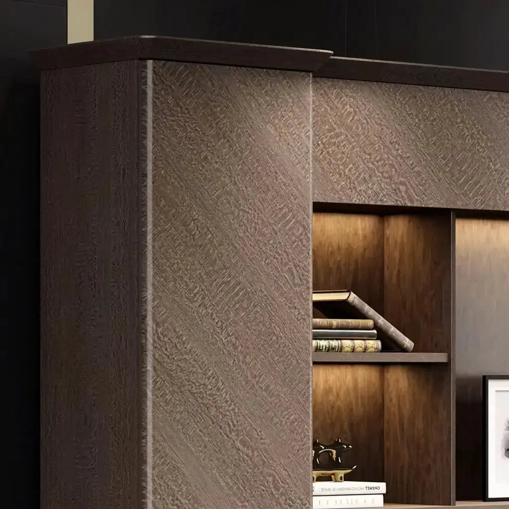 Brandy · Office Shelves w/ Integrated Lighting & Storage by Arc Grove