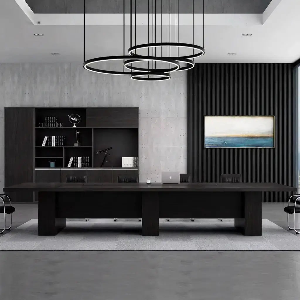 Hendley · Black Conference Room Table by Arc Grove