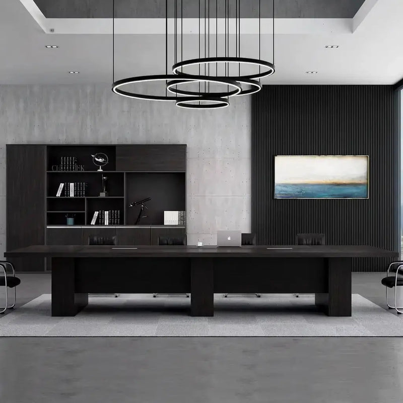 Hendley · Black Conference Room Table by Arc Grove