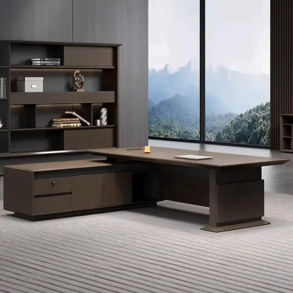Atlee · Modern L-Shaped Executive Desk by Arc Grove