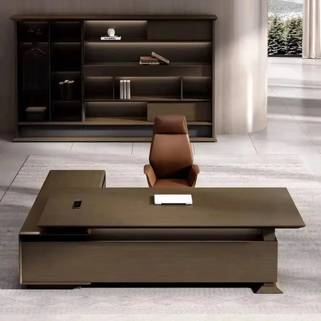 Atlee · Modern L-Shaped Executive Desk by Arc Grove