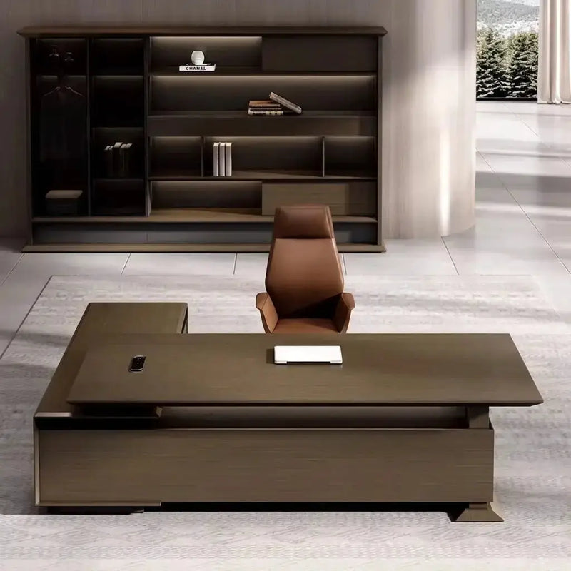 Atlee · Modern L-Shaped Executive Desk by Arc Grove