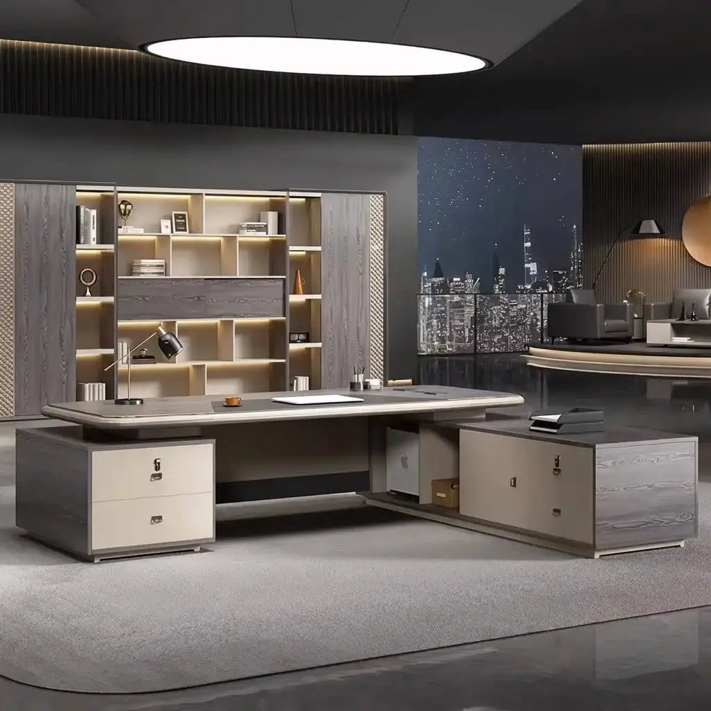 Fairwyn · Modern L-Shaped Executive Desk by Arc Grove