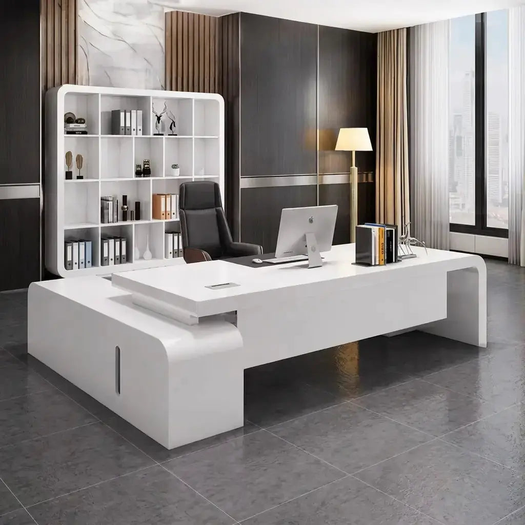 Halcyon · L-Shaped Executive Desk by Arc Grove