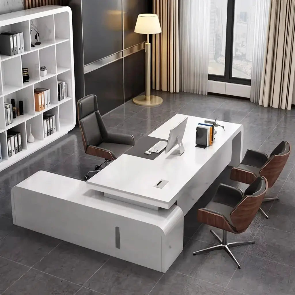 Halcyon · L-Shaped Executive Desk by Arc Grove