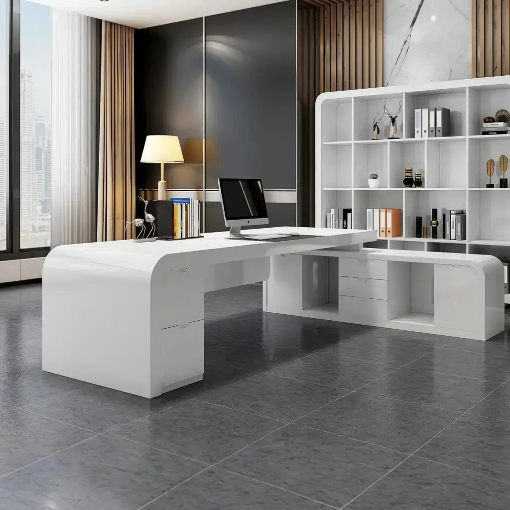Halcyon · L-Shaped Executive Desk by Arc Grove