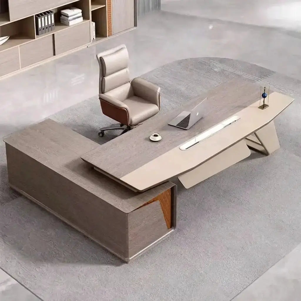 Seguin · Modern L-Shaped Executive Desk by Arc Grove