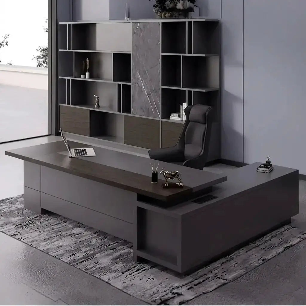 Carwin · Modern L-Shaped Executive Desk by Arc Grove