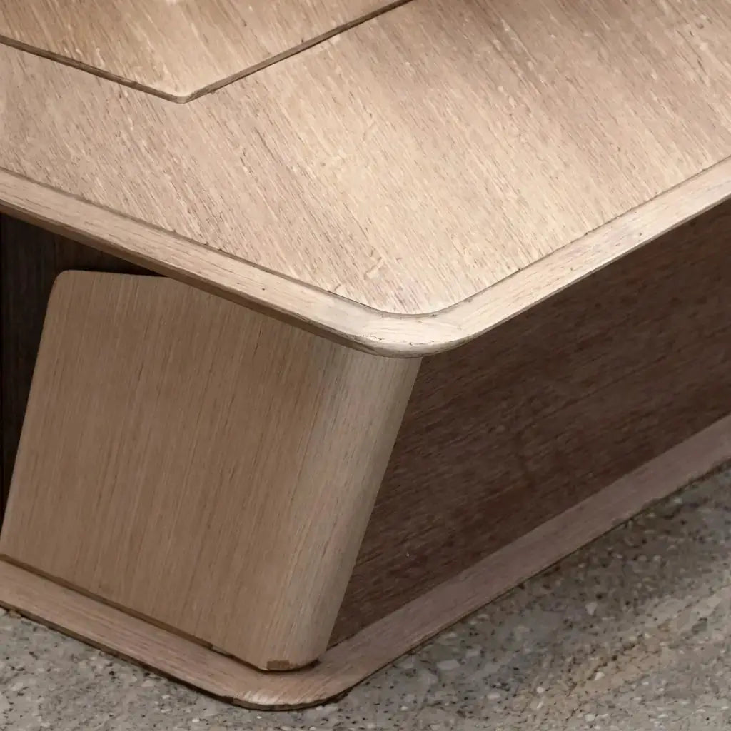 Cognac · Executive Desk w/ Mobile Storage by Arc Grove