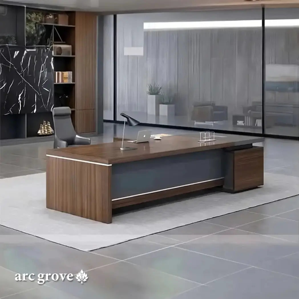 Hershey · Modern L-Shaped Executive Desk by Arc Grove