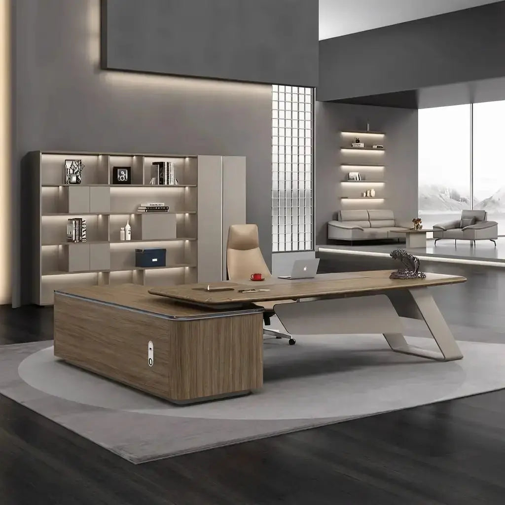 Laurier · Modern L-Shaped Executive Desk by Arc Grove