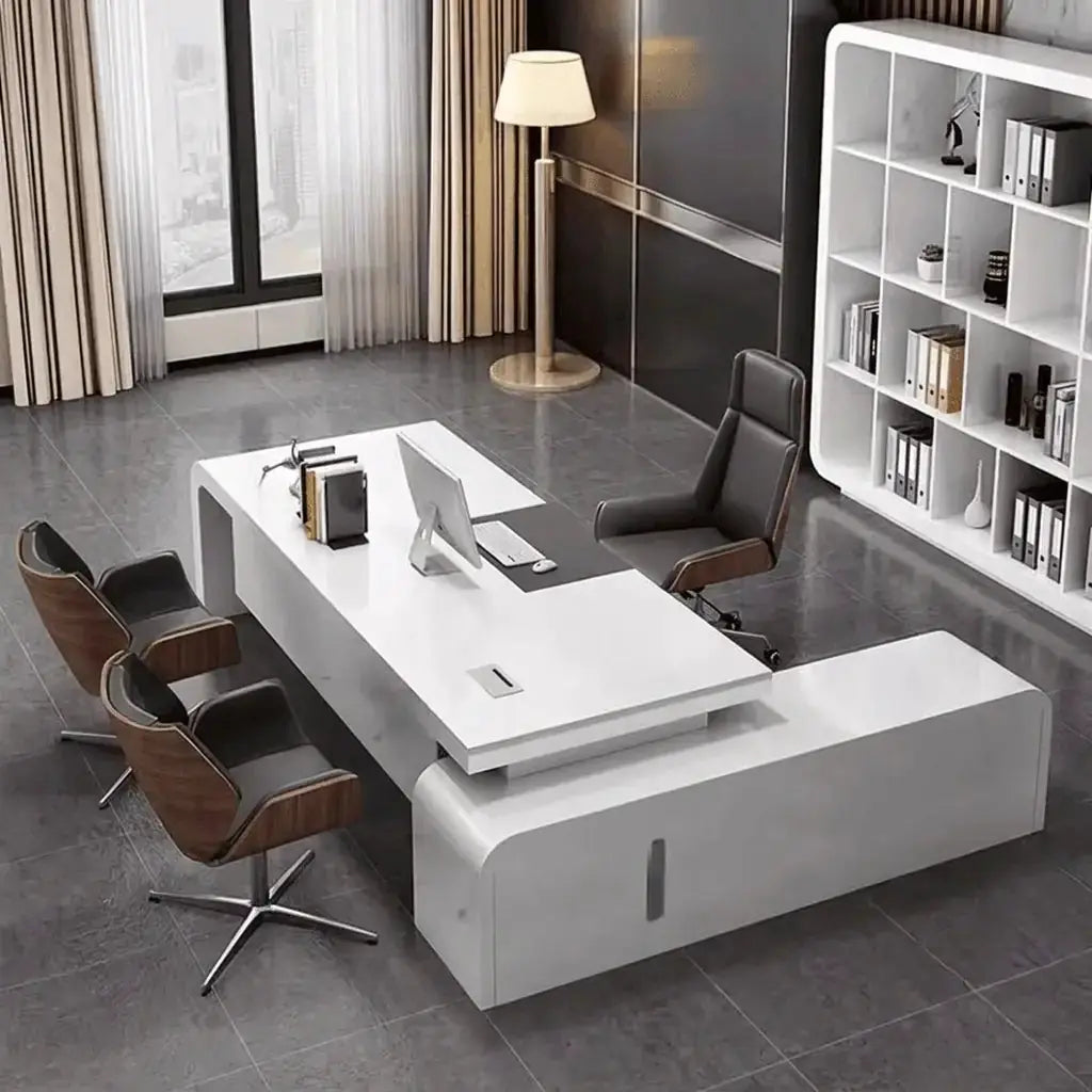 Halcyon · L-Shaped Executive Desk by Arc Grove