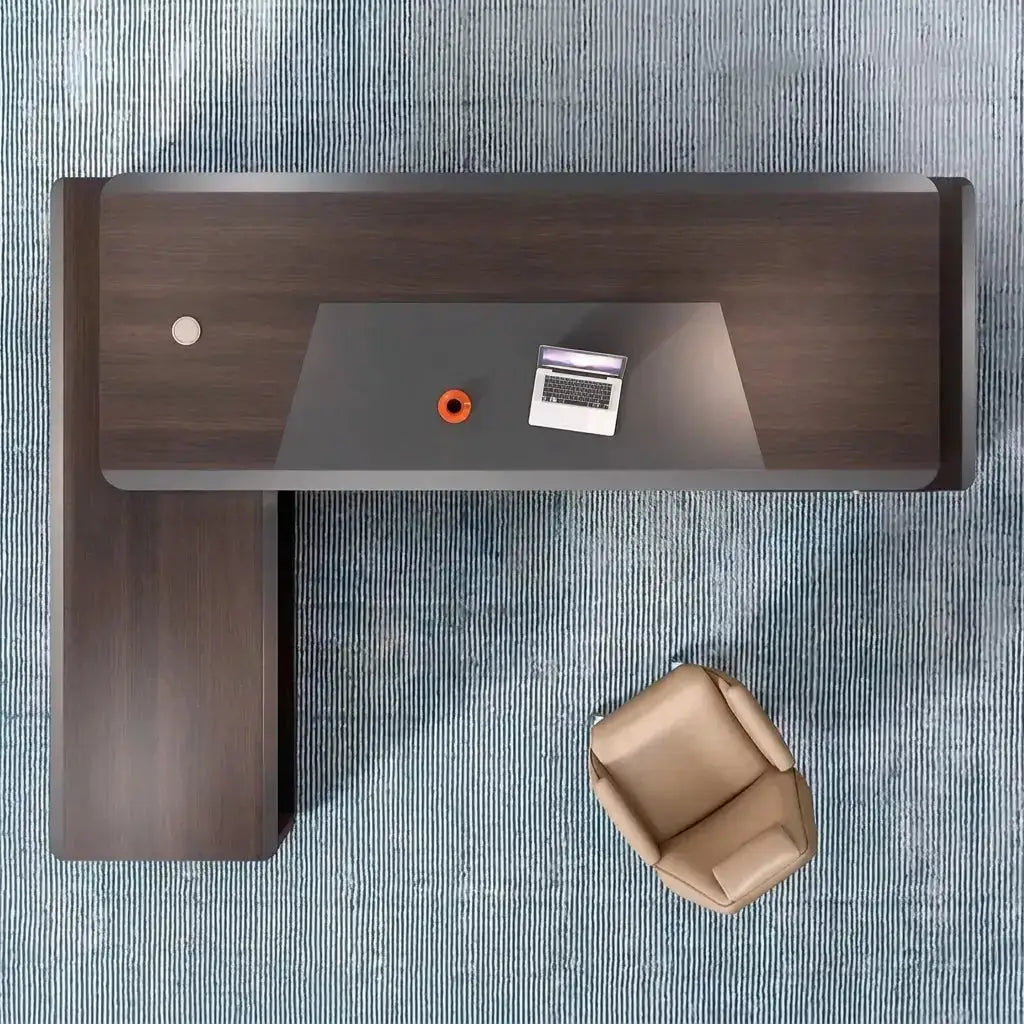 Wilcroft · Modern L-Shaped Executive Desk by Arc Grove