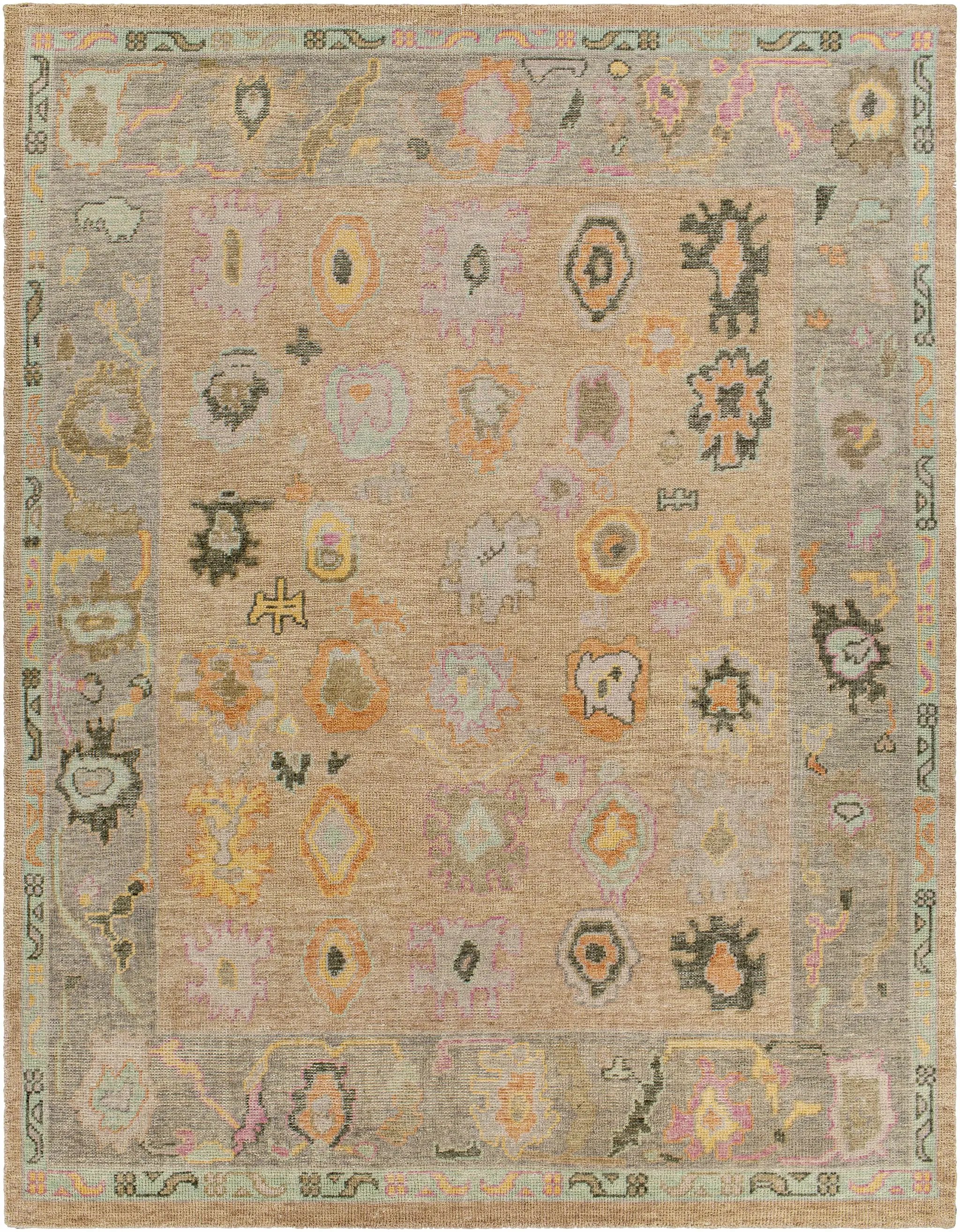 Ina Hand Knotted Wool & Cotton Area Rug - Clearance by Boutique Rugs