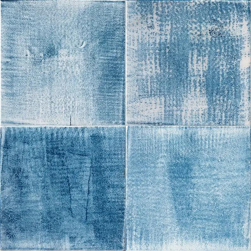 Indigo Marble Tiles 2 3/4x5 1/2 room scene