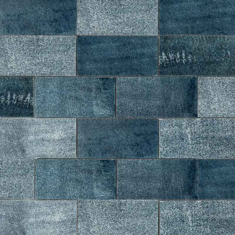 Indigo Marble Tiles 2 3/4x5 1/2 closeup 5