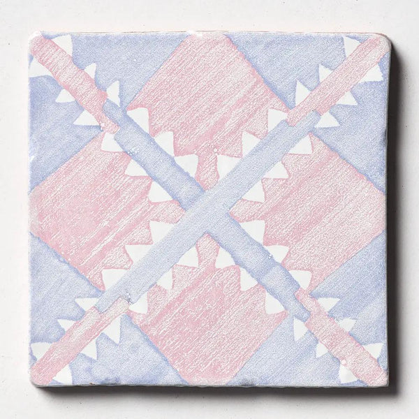 Indigo Wash Manta Glossy Glazed Terracotta Tiles 6x6
