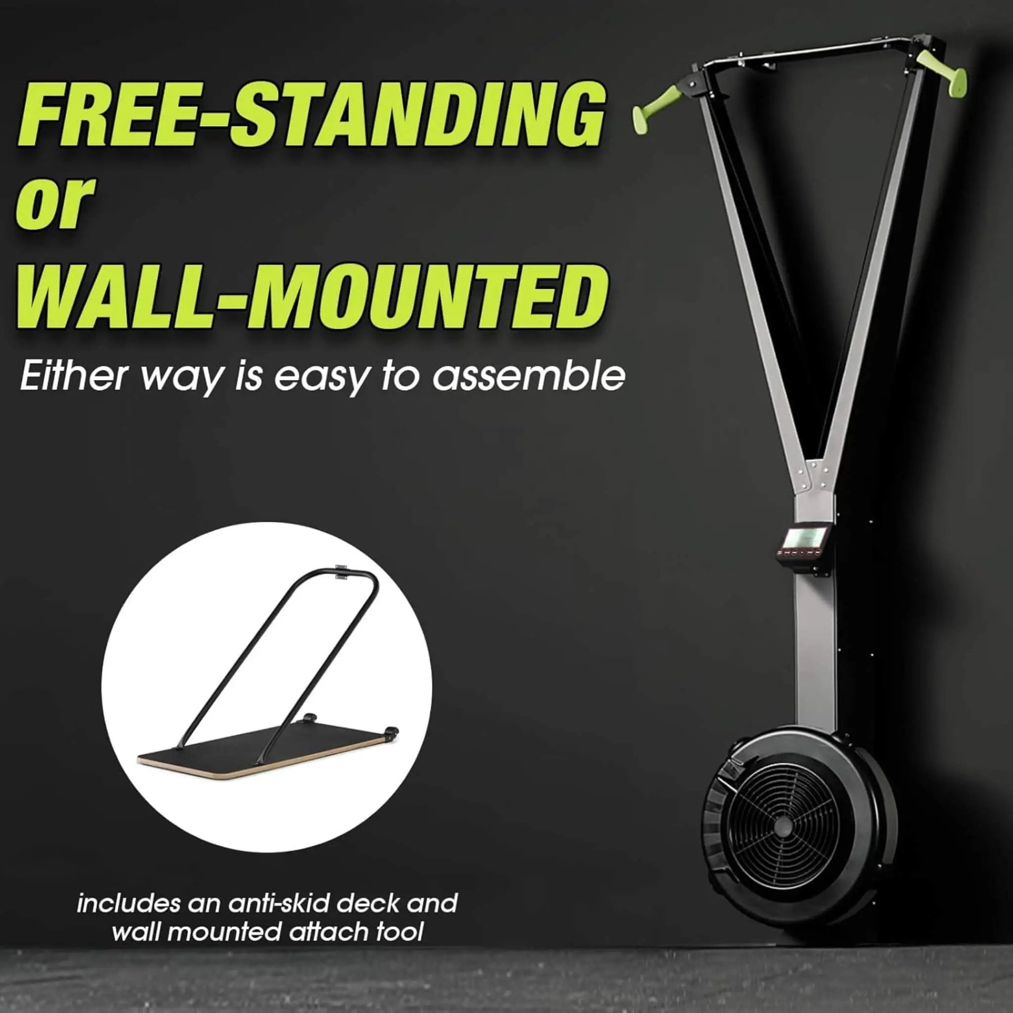 Rovix Premium Indoor Aerobic Ski Glider Training Exercise Gym Machine (SAK19564) by SAKSBY WHOLESALE