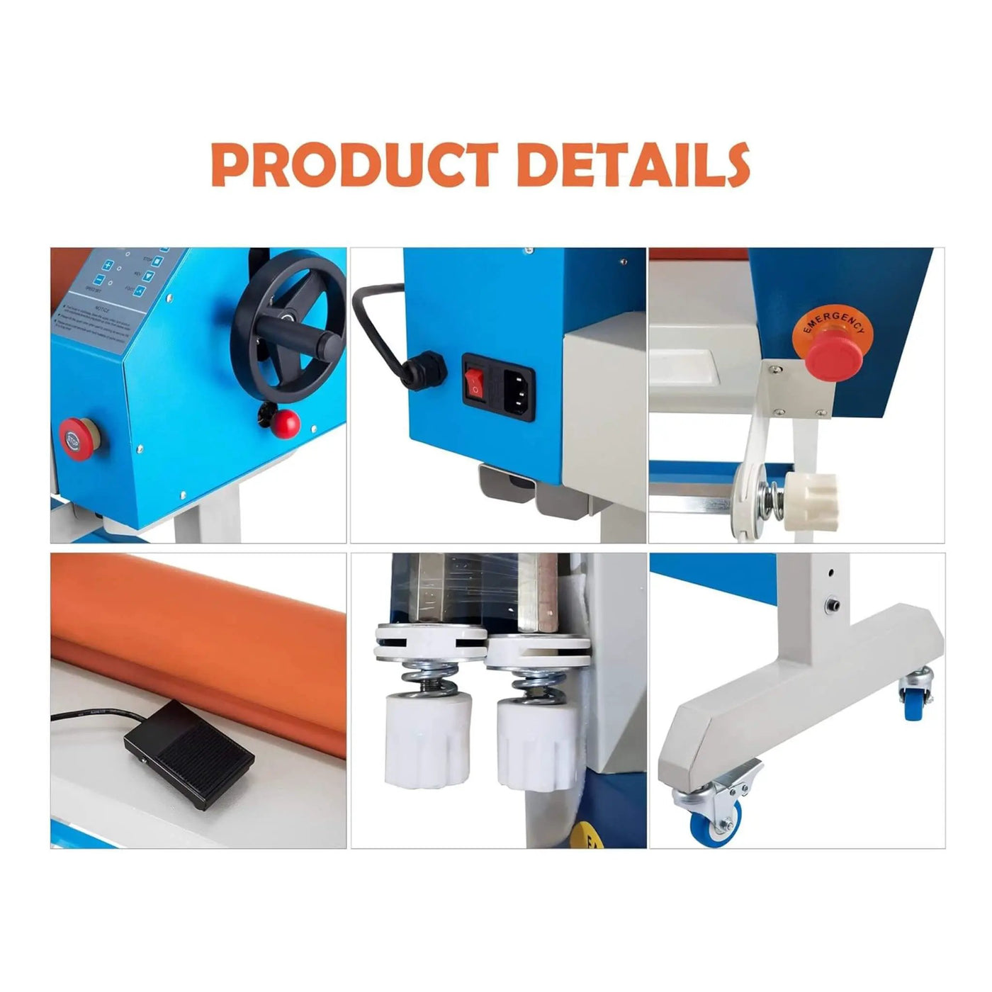 Heavy-Duty Industrial 110V Laminating Machine With Holder Rod (SAK68035) by SAKSBY WHOLESALE