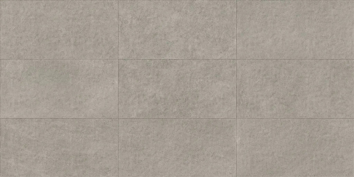 Infinity Absolute Cove Base Stone Look Porcelain 6x12 by landmarkceramics