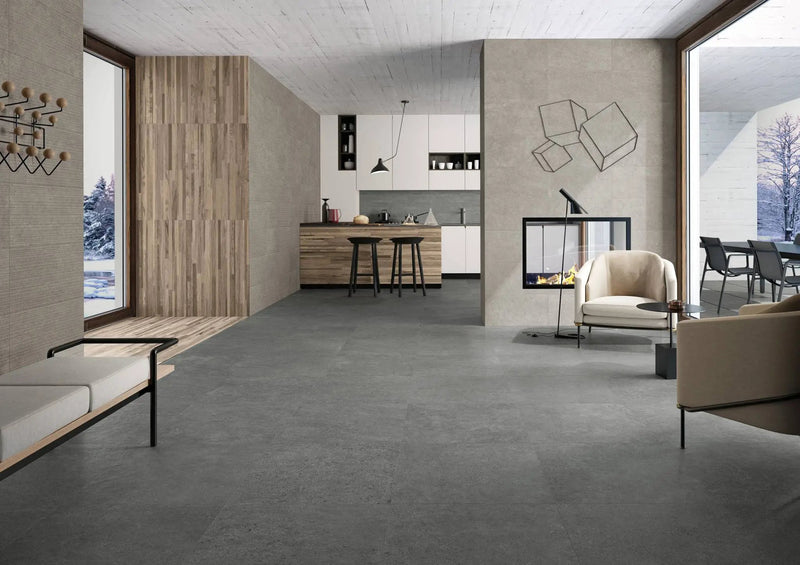 Infinity Cosmos Stone Look Porcelain Tiles 24x24 by landmarkceramics